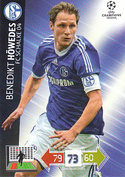 Benedikt Howedes Schalke 04 2012/13 Panini Adrenalyn XL CL #238